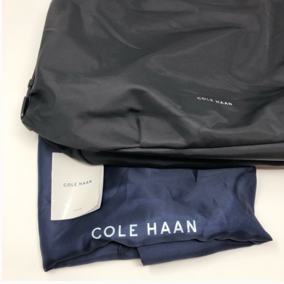 Cole Haan Black Nylon Tote with leather straps - Picture 4 of 10